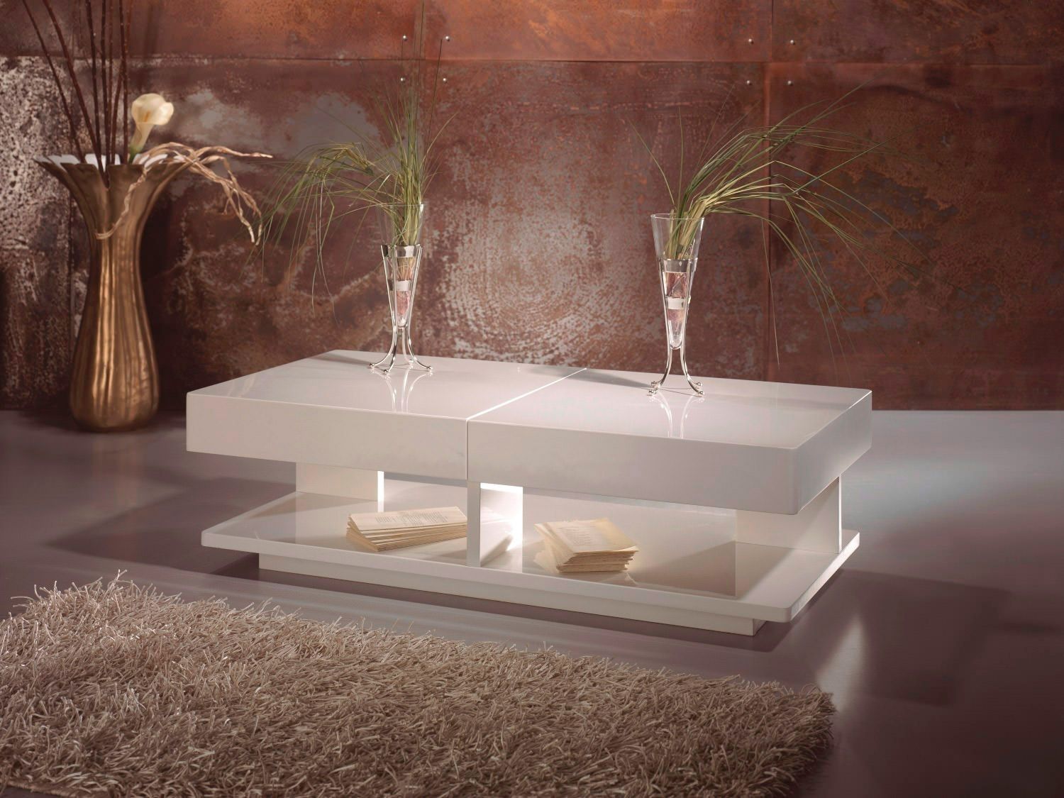 White Gloss Coffee Table – Ideas On Foter With High Gloss Coffee Tables (View 3 of 20)