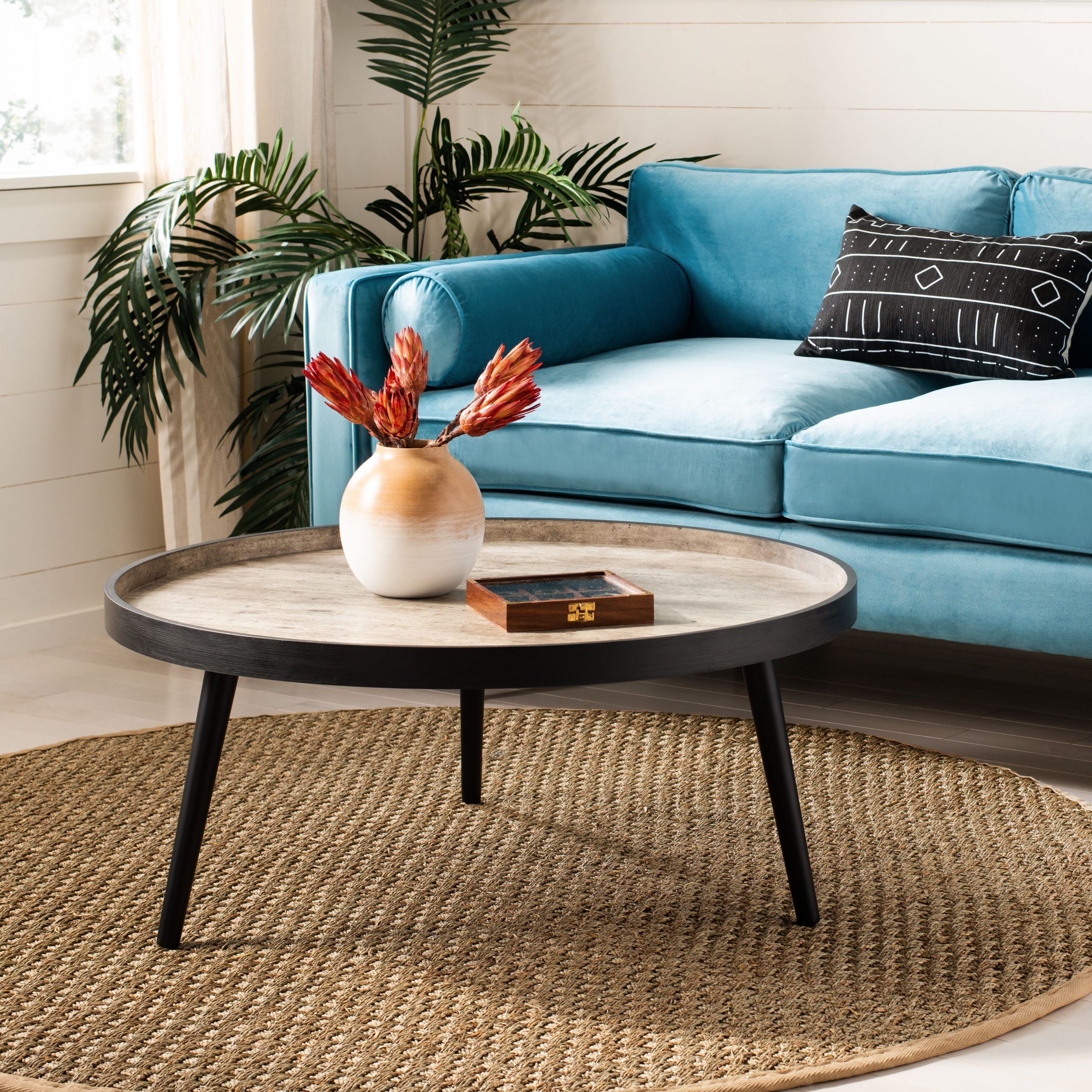 Wrought Studio 3 Legs Coffee Table & Reviews | Wayfair Throughout 3 Leg Coffee Tables (View 18 of 20)