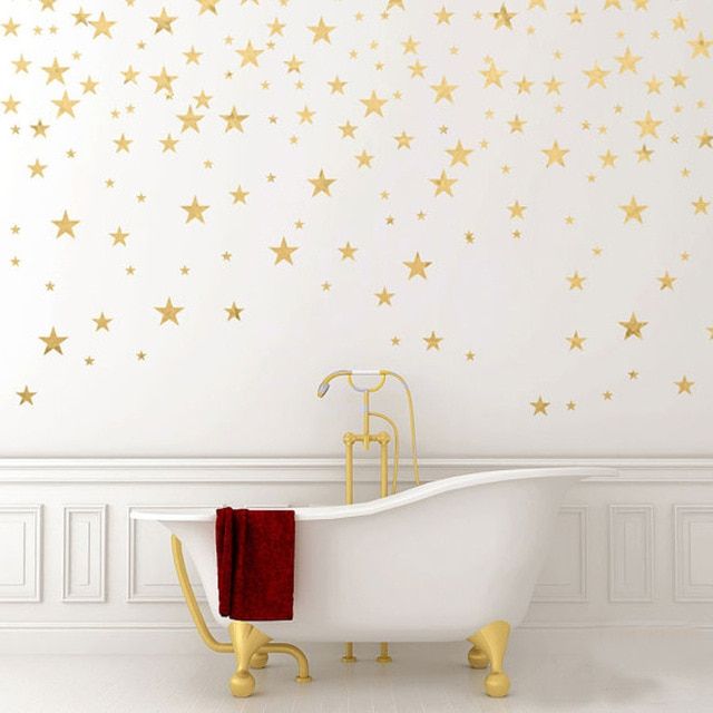130pcs/package Stars Wall Art Gold Star Decal Removable, Gold Confetti Stars,  Living Room,baby Nursery Wall Decor Wall Stickers|wall Sticker|decorative  Wall Stickersstar Decals – Aliexpress For Recent Stars Wall Art (View 6 of 20)