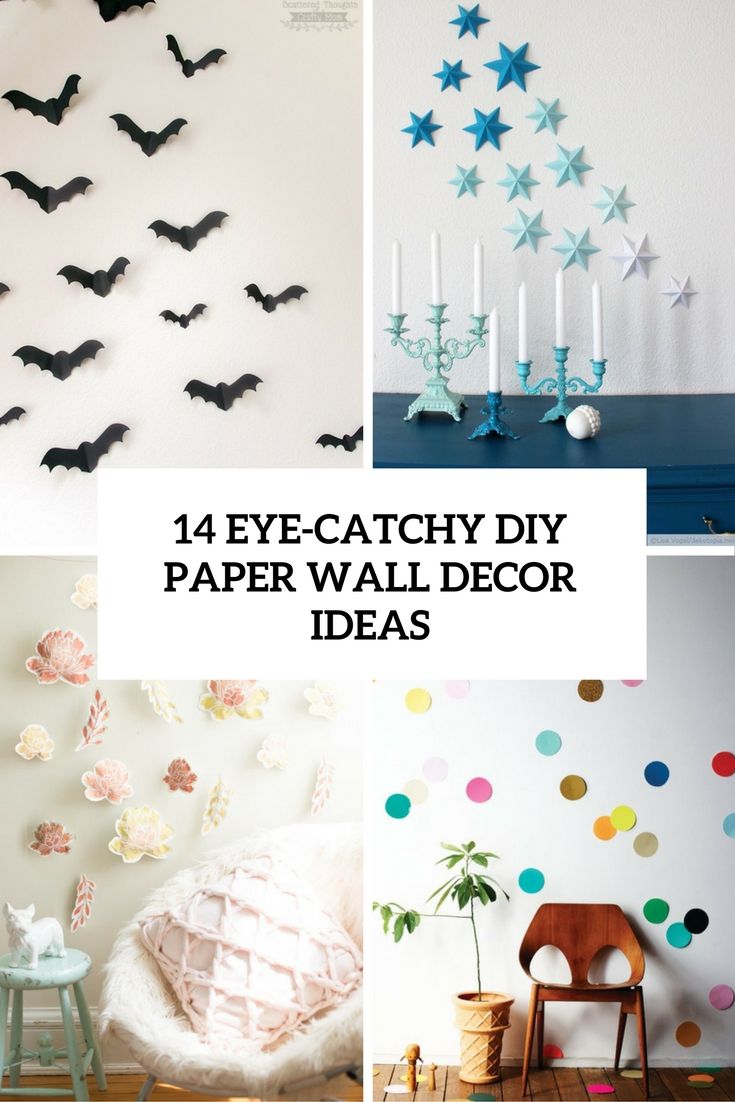 14 Eye Catchy Diy Paper Wall Décor Ideas – Shelterness Within Recent Paper Art Wall Art (View 18 of 20)