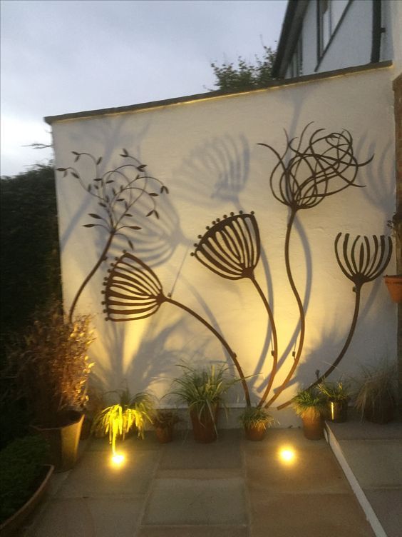 17 Ideas Of Outdoors Wall Art | Interior For Life | Déco Mur Extérieur, Art  De Jardin En Métal, Decoration Mur Exterieur With Regard To Most Recently Released Inner Garden Wall Art (View 13 of 20)