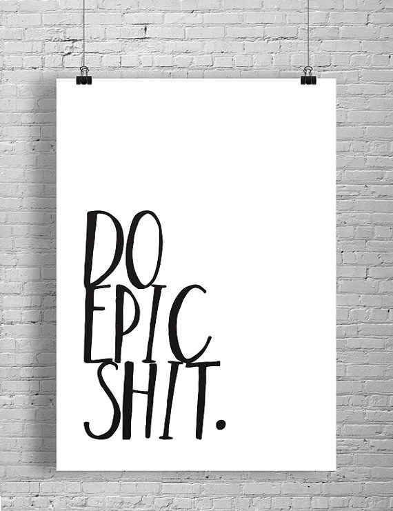 23 Artfully Profane Wall Prints That Are Just Keeping It Real | Wall Art  Quotes, Inspirational Posters, Inspirational Wall Art Intended For Most Recent Funny Quote Wall Art (View 13 of 20)