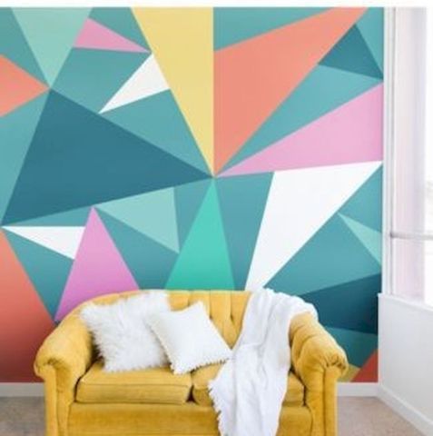 33 Best Geometric Wall Art Paint Design Ideas – 33decor | Geometric Wall  Paint, Geometric Wall, Wall Paint Designs With Regard To Most Current Modern Geometric Wall Art (View 11 of 20)