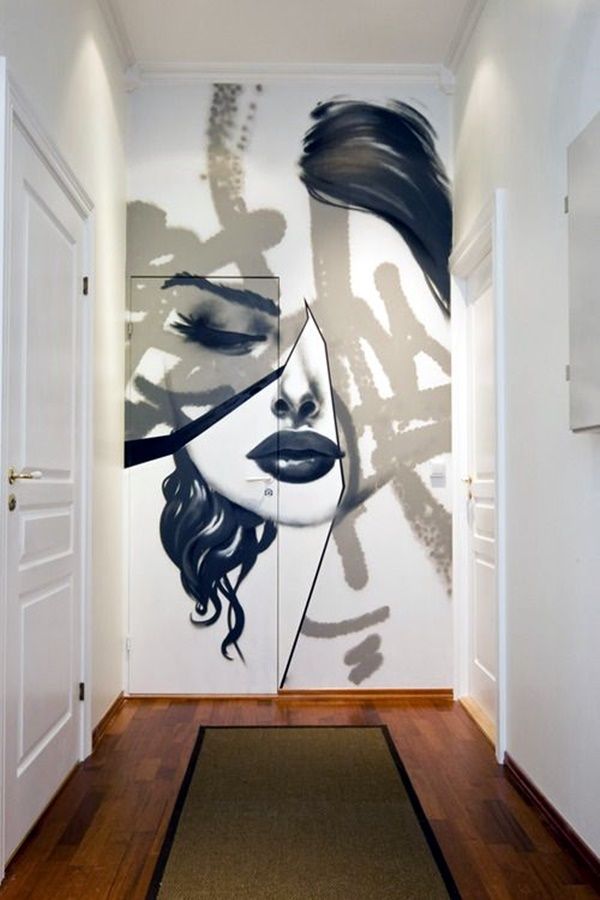 40 Elegant Wall Painting Ideas For Your Beloved Home – Bored Art | Murales,  Pinturas De Pared, Pintura Mural Throughout Recent Elegant Wall Art (View 2 of 20)