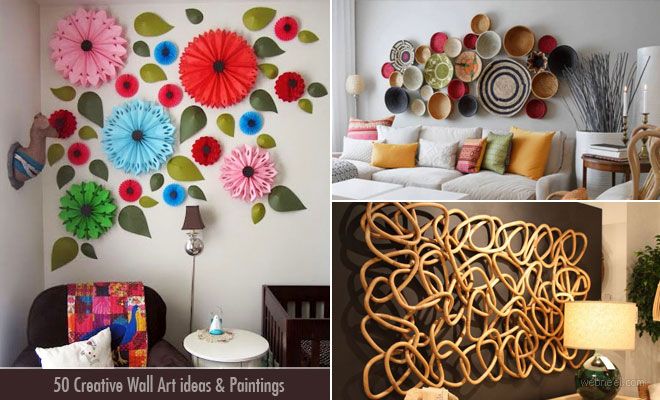 50 Creative Wall Art Ideas And Wall Paintings For Your Inspiration Within Most Recent Inspired Wall Art (View 12 of 20)