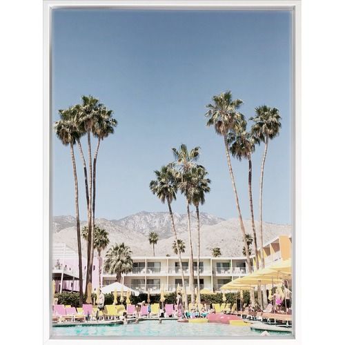 A La Mode Studio Palm Springs Canvas Wall Art | Temple & Webster Pertaining To Most Recently Released Palm Springs Wall Art (View 4 of 20)
