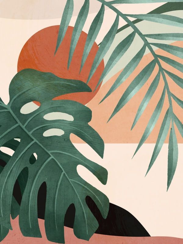 Abstract Art Tropical Leaves 29 – Urbanarts | Ilustração Tropical, Arte  Tropical, Arte Em Tela Artesanal With Recent Abstract Tropical Foliage Wall Art (View 19 of 20)