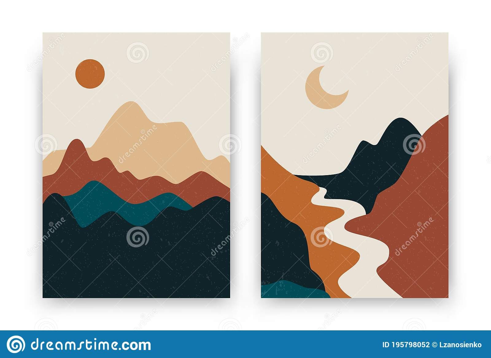 Abstract Landscape Posters (View 14 of 20)