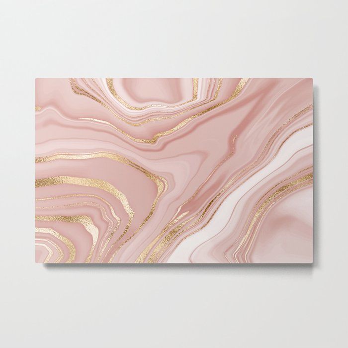 Abstract Liquid Marble Canvas Painting Texture With Gold Pink Glitter  Splatter. Luxury Waves. Art Nouveau (View 13 of 20)