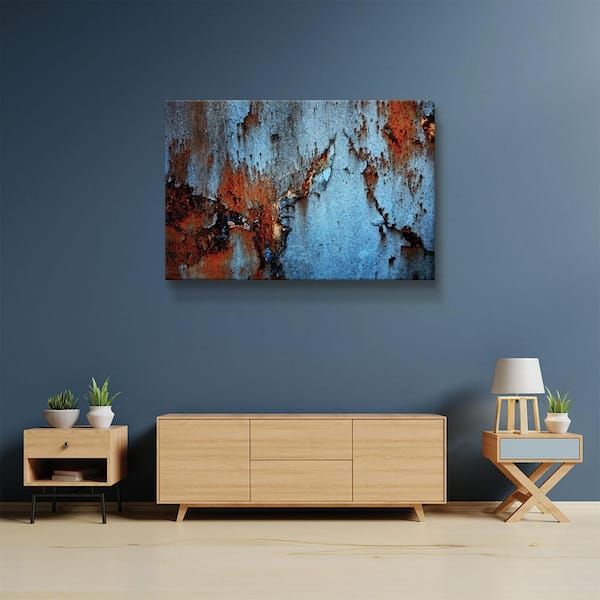 Artwall Rust Vintage Removable Wall Mural 5pst204a3248p – The Home Depot Pertaining To Newest Vintage Rust Wall Art (View 13 of 20)