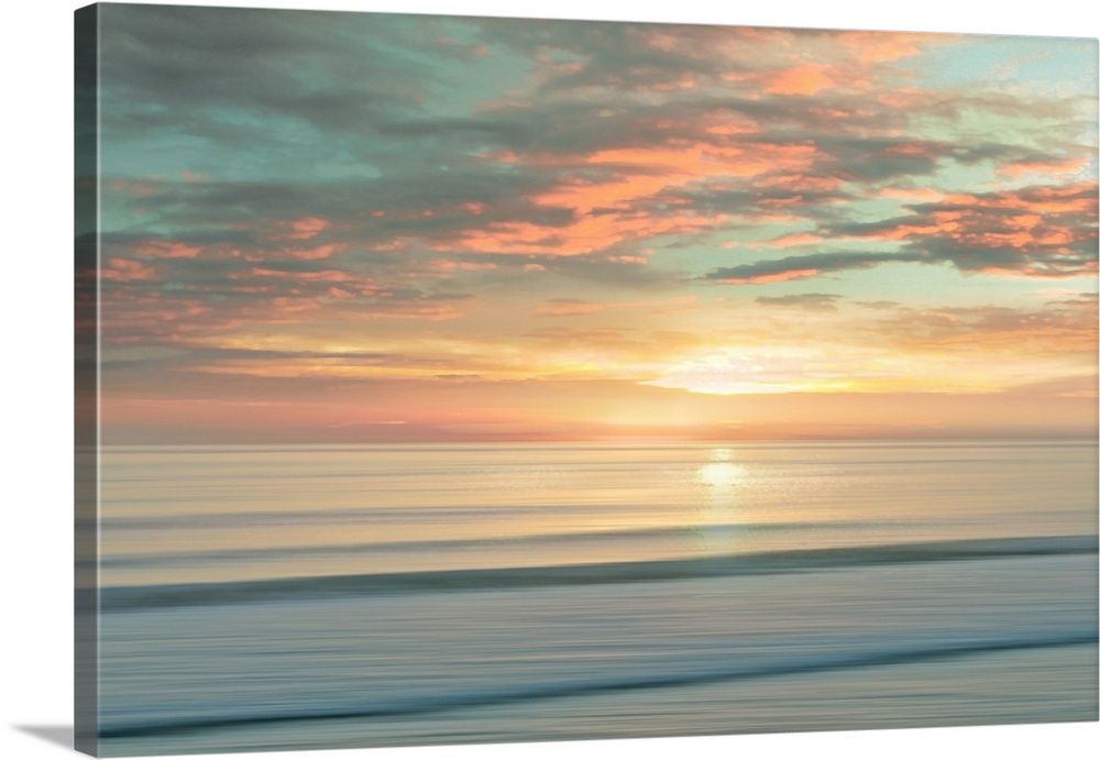 Beach Sunrise Wall Art, Canvas Prints, Framed Prints, Wall Peels | Great  Big Canvas Within Most Recently Released Sunrise Wall Art (View 16 of 20)