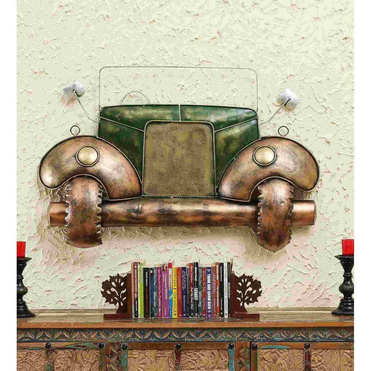 Big Size Vintage Car Wall Decor Product Pertaining To 2018 Vintage Rust Wall Art (View 11 of 20)