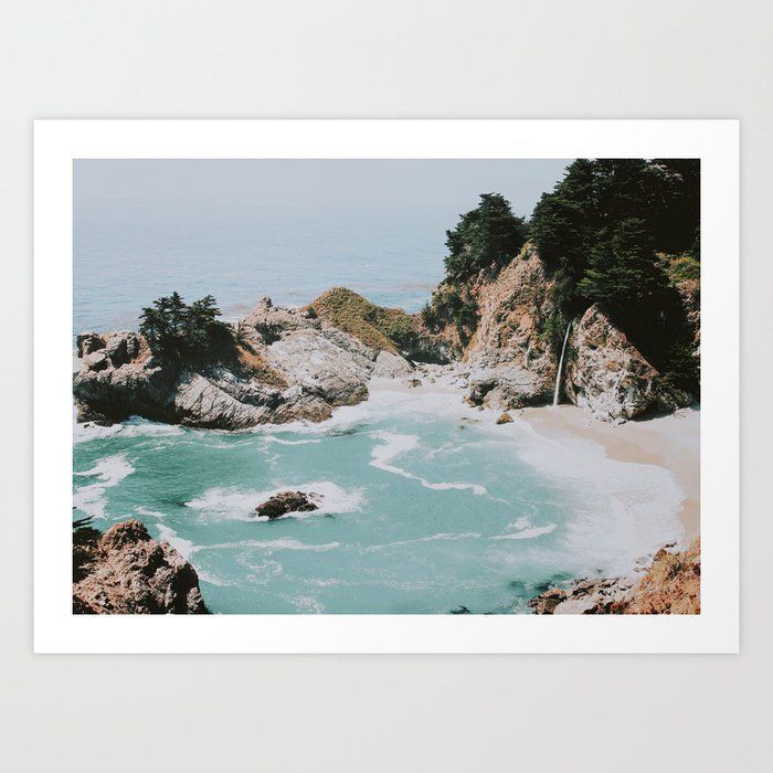 Big Sur / California Art Printmauikauai | Society6 With Most Up To Date Big Sur Wall Art (View 6 of 20)