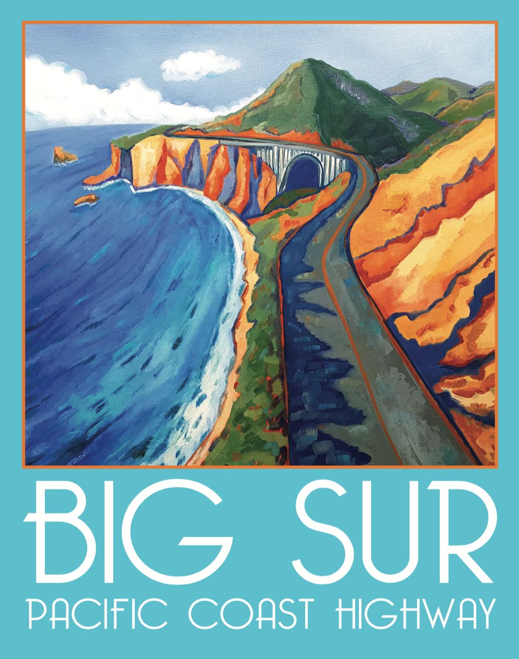 Big Sur California Fine Art Poster Wall Art Inside Most Current Big Sur Wall Art (View 9 of 20)