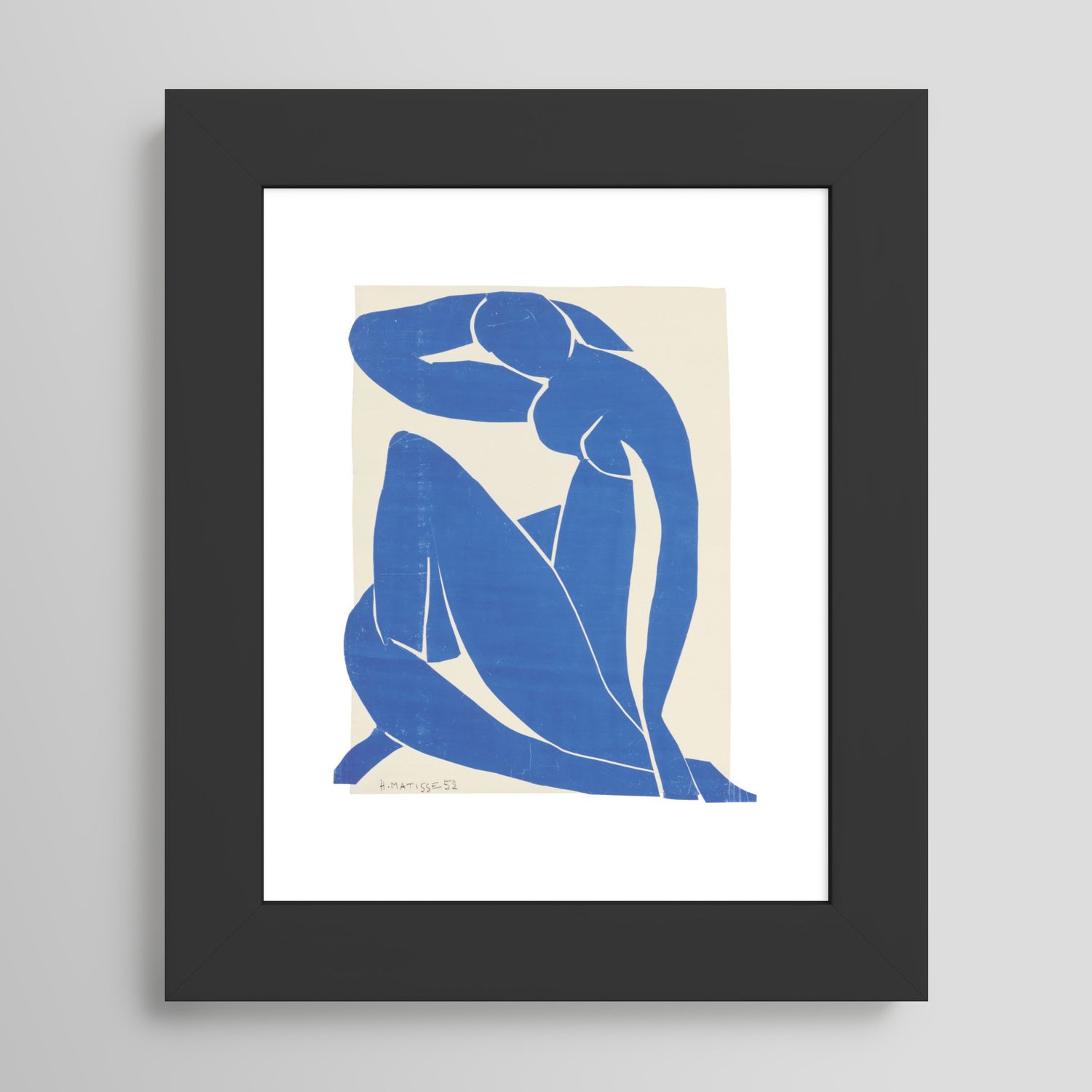 Blue Nudehenri Matisse Framed Art Printhistoria Fine Art Gallery |  Society6 In Most Up To Date Blue Nude Wall Art (View 13 of 20)