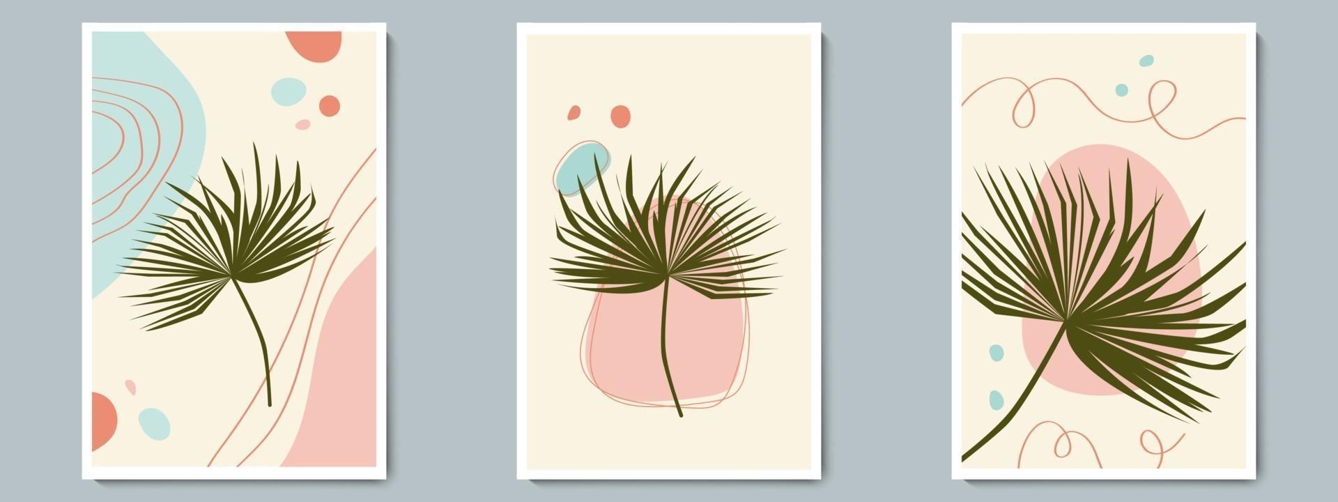 Botanical Wall Art Vector Poster Spring, Summer Set. Minimalist Tropical  Plant With Abstract Simple Shape And Line Pattern 2245548 Vector Art At  Vecteezy For 2017 Spring Summer Wall Art (Gallery 20 of 20)