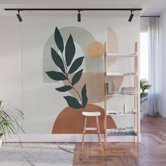 Buy Soft Shapes Iv Wall Muralcityart7. Worldwide Shipping Available At  Society6. Just One Of Million… | Wall Murals Diy, Bedroom Wall Paint,  Interior Murals With Newest Soft Shapes Wall Art (Gallery 19 of 20)