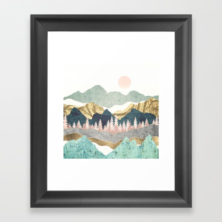 Buy Summer Vista Framed Art Printspacefrogdesigns. Worldwide Shipping  Available At Society (View 6 of 20)