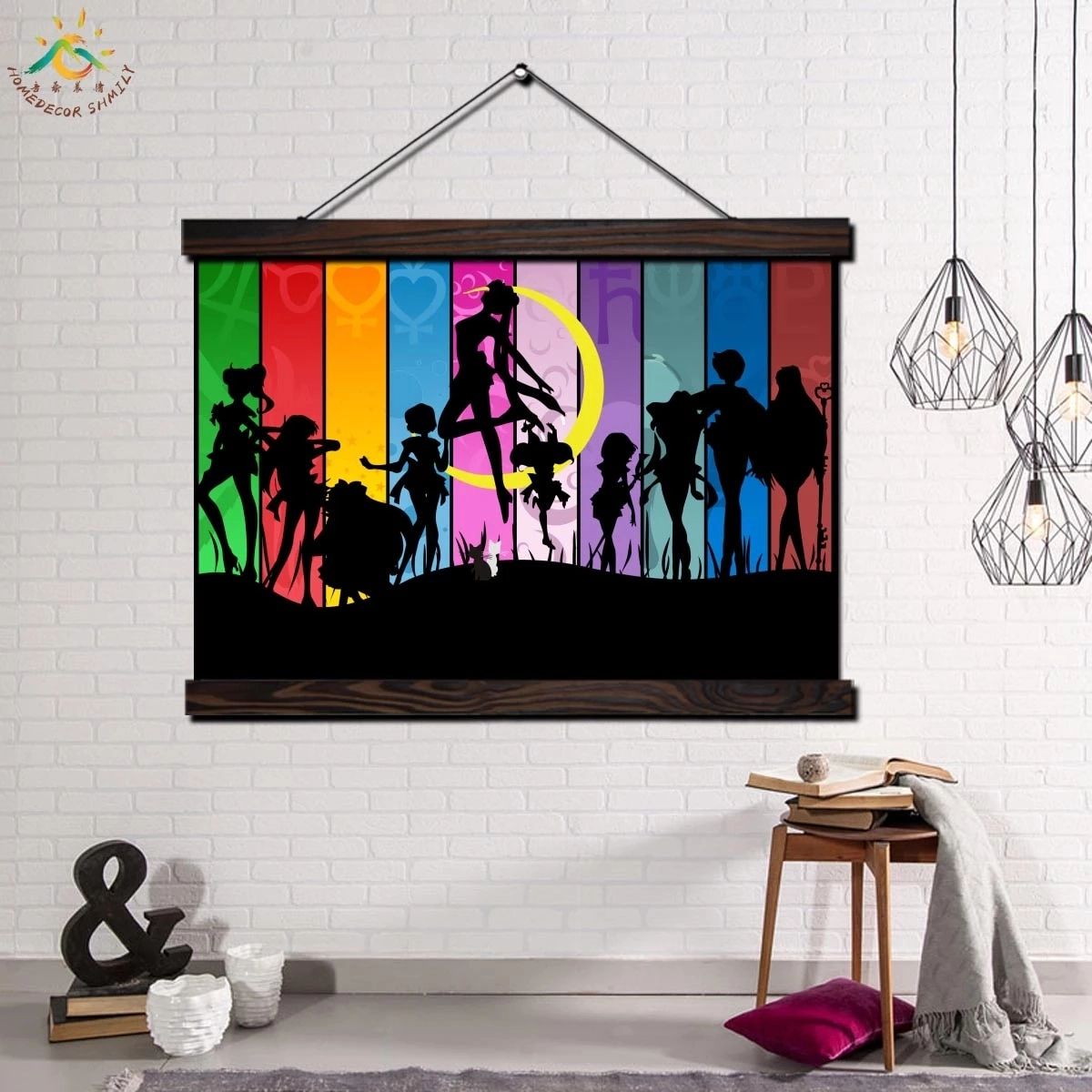 Cartoon Disco Girls Modern Wall Art Print Pop Art Picture And Poster Solid  Wood Hanging Scroll Canvas Painting For Child's Room|painting &  Calligraphy| – Aliexpress Within Latest Disco Girl Wall Art (View 1 of 20)