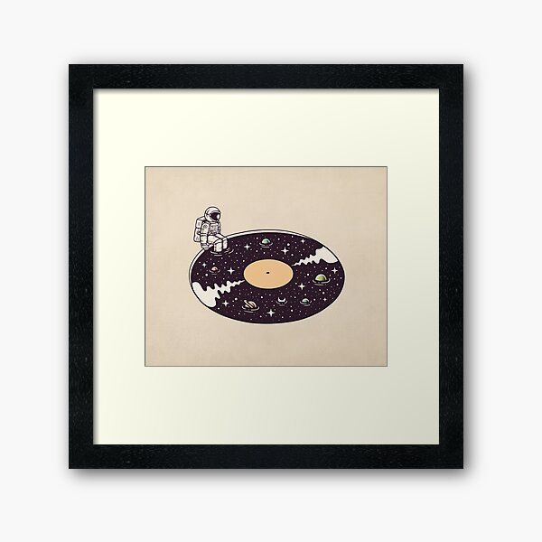 Cosmic Sound" Framed Art Print For Salebuko | Redbubble Pertaining To Best And Newest Cosmic Sound Wall Art (View 3 of 20)