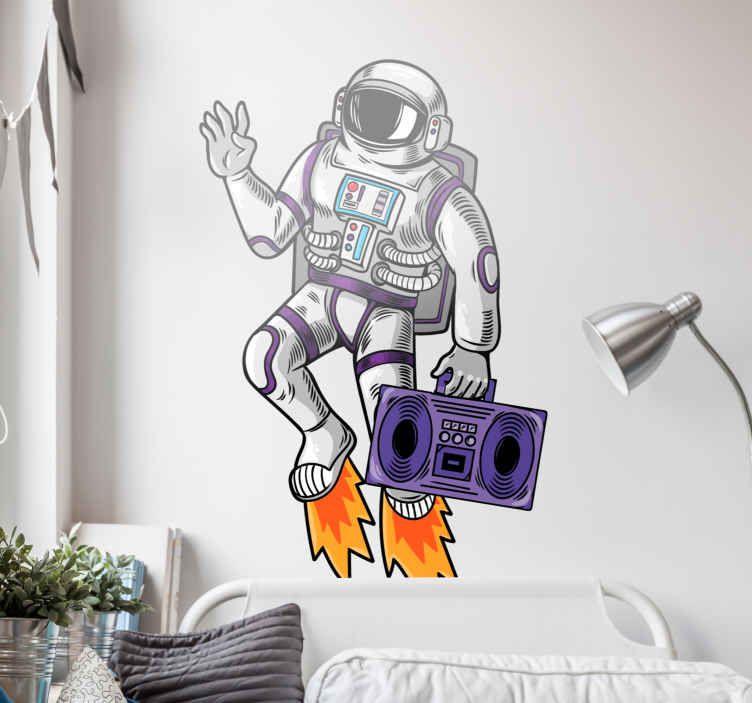 Cosmic Sound Space Decal – Tenstickers Intended For Most Recent Cosmic Sound Wall Art (View 6 of 20)