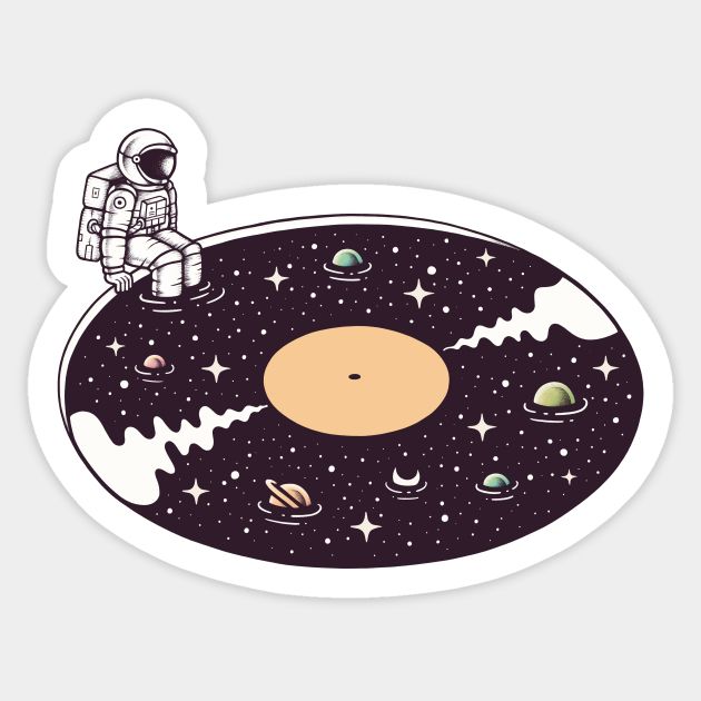 Cosmic Sound – Space – Sticker | Teepublic Within 2017 Cosmic Sound Wall Art (View 4 of 20)