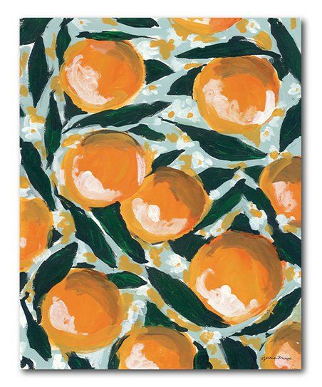 Courtside Market Orange Grove I Canvas Wall Art | Best Price And Reviews |  Zulily Within Latest Orange Grove Wall Art (View 16 of 20)