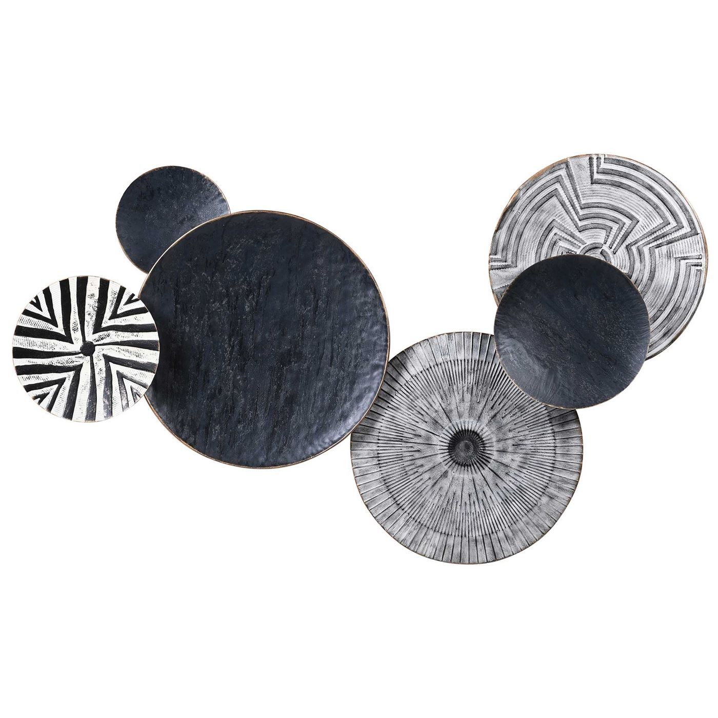 Decorative Circular Tribal Print Wall Art Black And White – Barker &  Stonehouse In 2018 Tribal Pattern Wall Art (View 15 of 20)