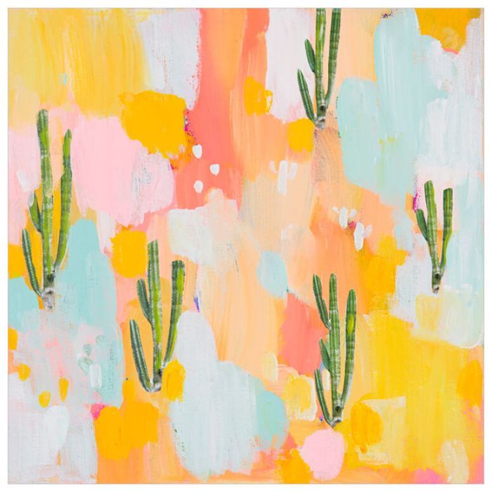 Desert Sun, Abstract Stretched Canvas Wall Art | Greenbox With Regard To Most Recently Released Sun Desert Wall Art (View 18 of 20)