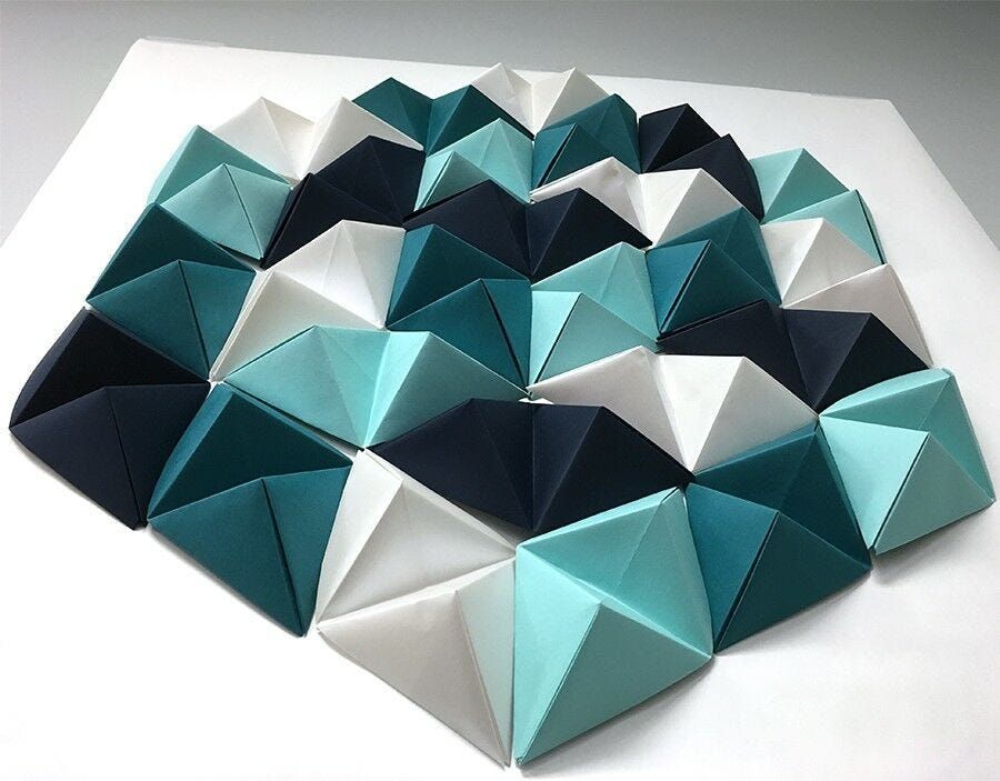 Diy: Geometric Paper Wall Art | Jam Paper Within Latest Paper Art Wall Art (View 2 of 20)
