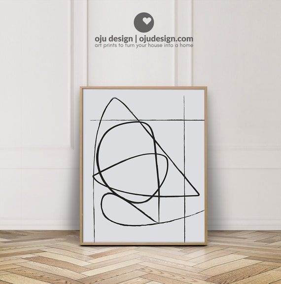 Extra Large Abstract Line Art Neutral Abstract Wall Art – Etsy France Intended For Most Current Line Abstract Wall Art (View 4 of 20)