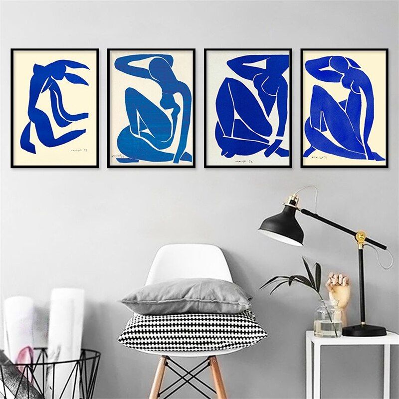 Famous Blue Nude Arthenri Matisse Canvas Paintings On The Wall Art  Posters And Prints Nude Art Picture For Living Room Decor|painting &  Calligraphy| – Aliexpress Inside Most Up To Date Blue Nude Wall Art (View 12 of 20)
