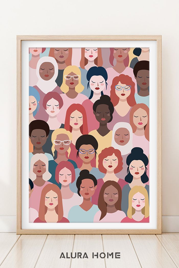 Feminist Poster Feminist Nursery Art Feminist Wall Art – Etsy | Wall Canvas  Painting, Modern Wall Art Canvas, Modern Wall Canvas Pertaining To 2017 Feminist Wall Art (View 7 of 20)