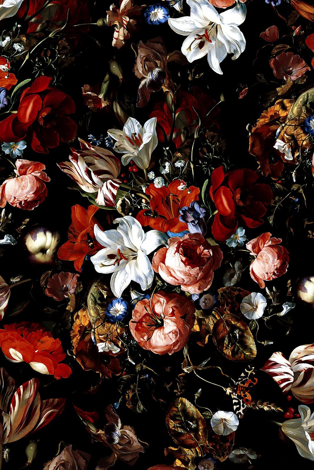 Flower Pattern Art – Big Wall Décor Within Current Night Garden Wall Art (Gallery 19 of 20)