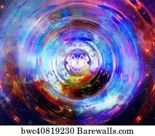 Graphic Concept Of Music In Space, Cosmic Sound Waves, Computer Design,  Music Concept, Art Print | Barewalls Posters & Prints | Bwc43138545 Intended For Most Recently Released Cosmic Sound Wall Art (View 8 of 20)