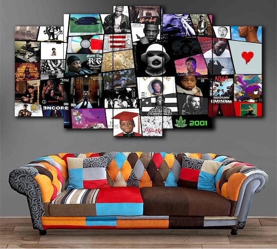 Hip Hop Legends Canvas Poster Music Wall Art Rap Canvas Album – Etsy Italia Throughout Most Up To Date Hip Hop Design Wall Art (View 2 of 20)