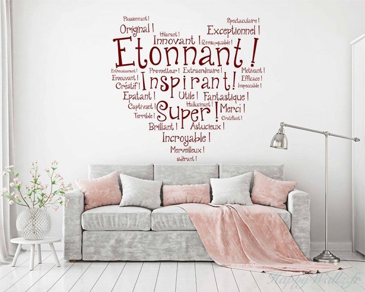 Inspired Quotes Wall Art Stickers Regarding Best And Newest Inspired Wall Art (View 2 of 20)