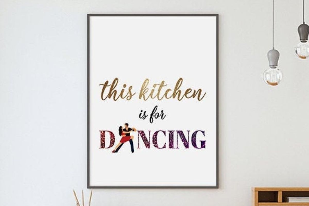 Kitchen Funny Quotes Wall Art Printable Graphicstoreartprints ·  Creative Fabrica With Most Up To Date Funny Quote Wall Art (View 11 of 20)