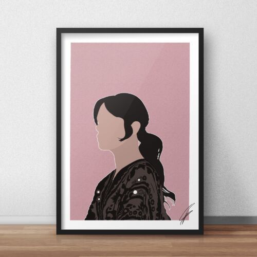 Lea Michele Inspired Wall Art Print / Poster Minimal A4 A3 Glee Rachel  Berry | Ebay Inside Most Recently Released Inspired Wall Art (View 11 of 20)