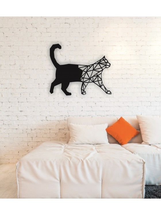 Line Wall Art Metal Wall Art Decor – Linewallart Pertaining To Newest Cats Wall Art (View 9 of 20)