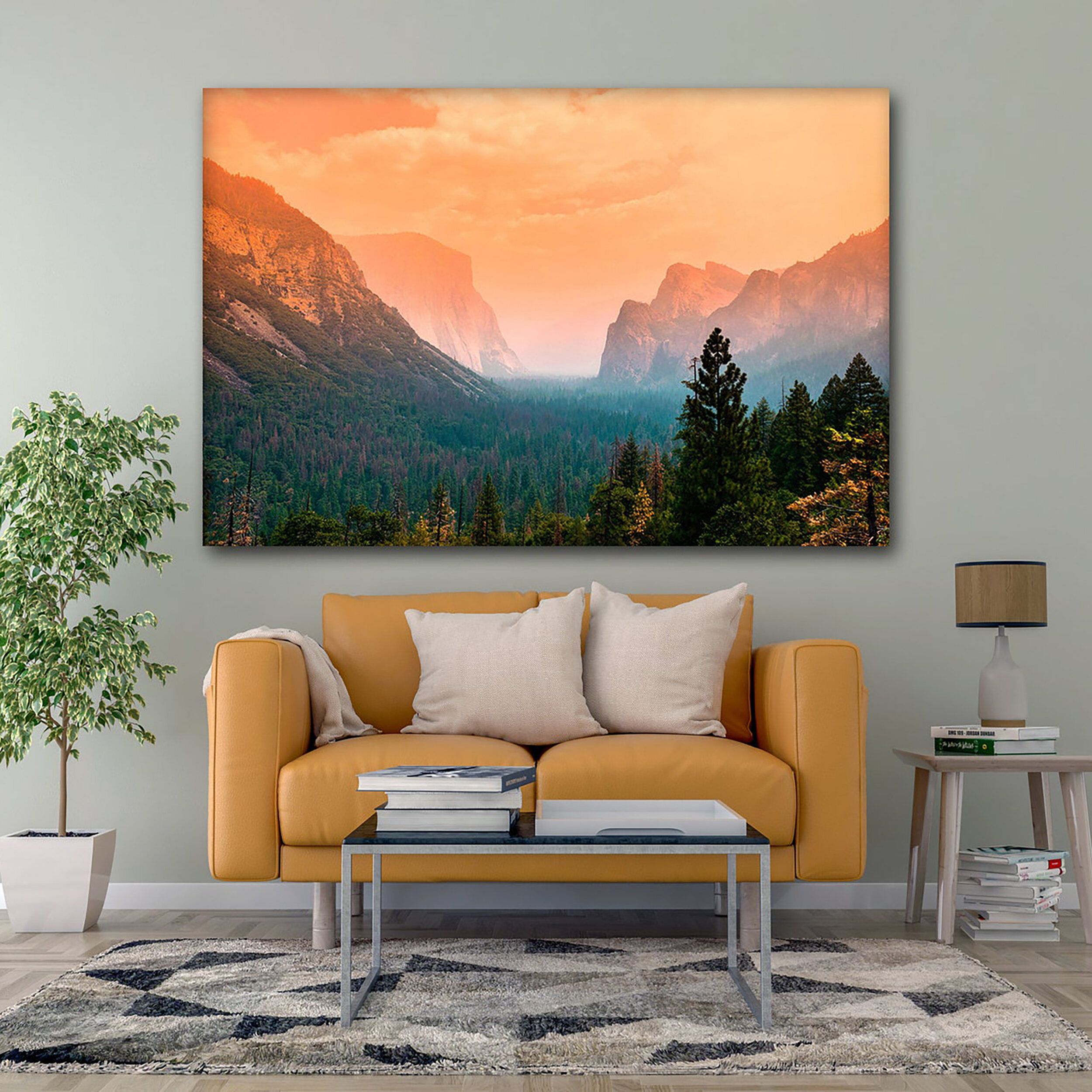 Loon Peak® Summer In Yosemite Wall Art – Unframed Print | Wayfair With Regard To Most Recently Released Summers Wood Wall Art (View 13 of 20)