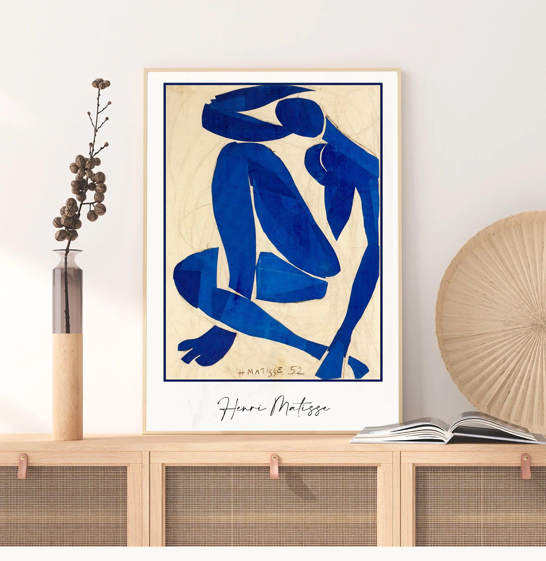 Matisse Blue Nudes – Etsy Pertaining To Most Current Blue Nude Wall Art (View 15 of 20)