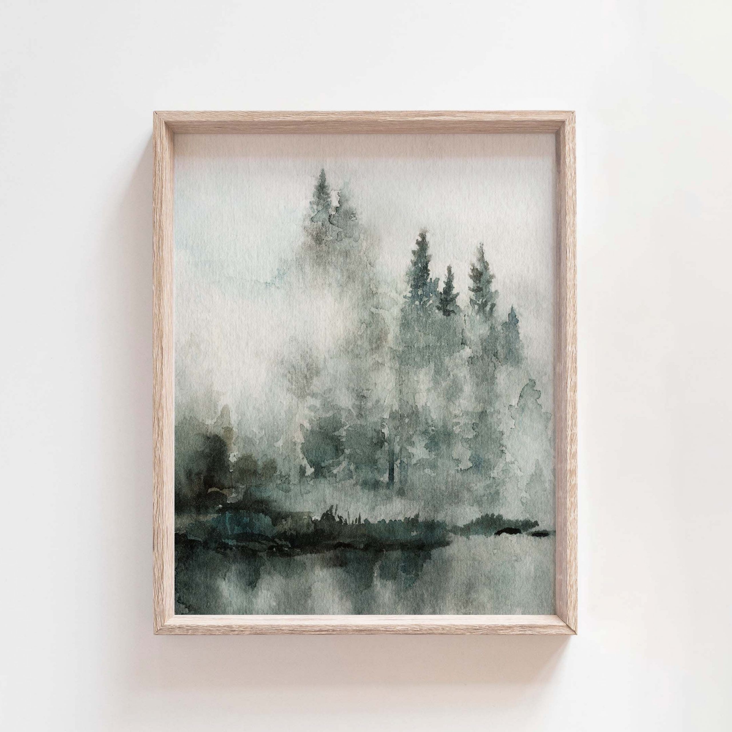 Misty Pines Print – Etsy Throughout Most Recent Misty Pines Wall Art (View 16 of 20)