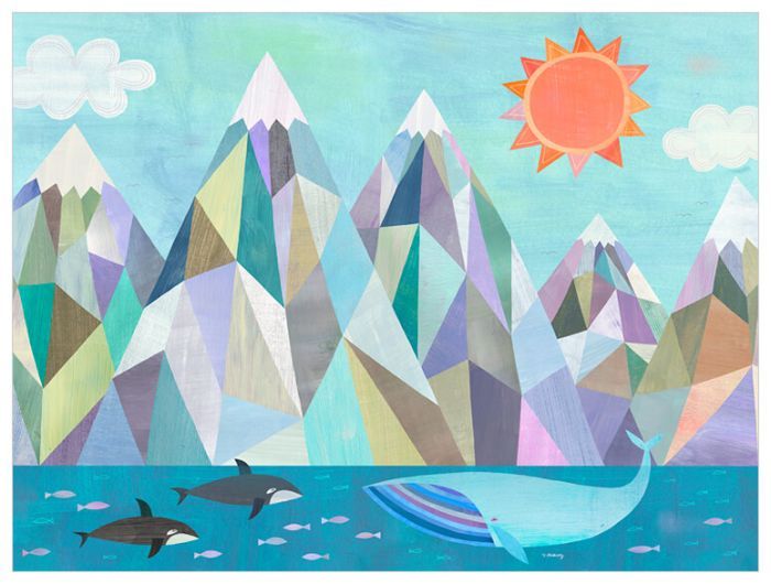 Mountain Adventurethe Sea, Beach & Ocean Canvas Wall Art | Oopsy Daisy Pertaining To Most Popular The Seawall Art (View 15 of 20)