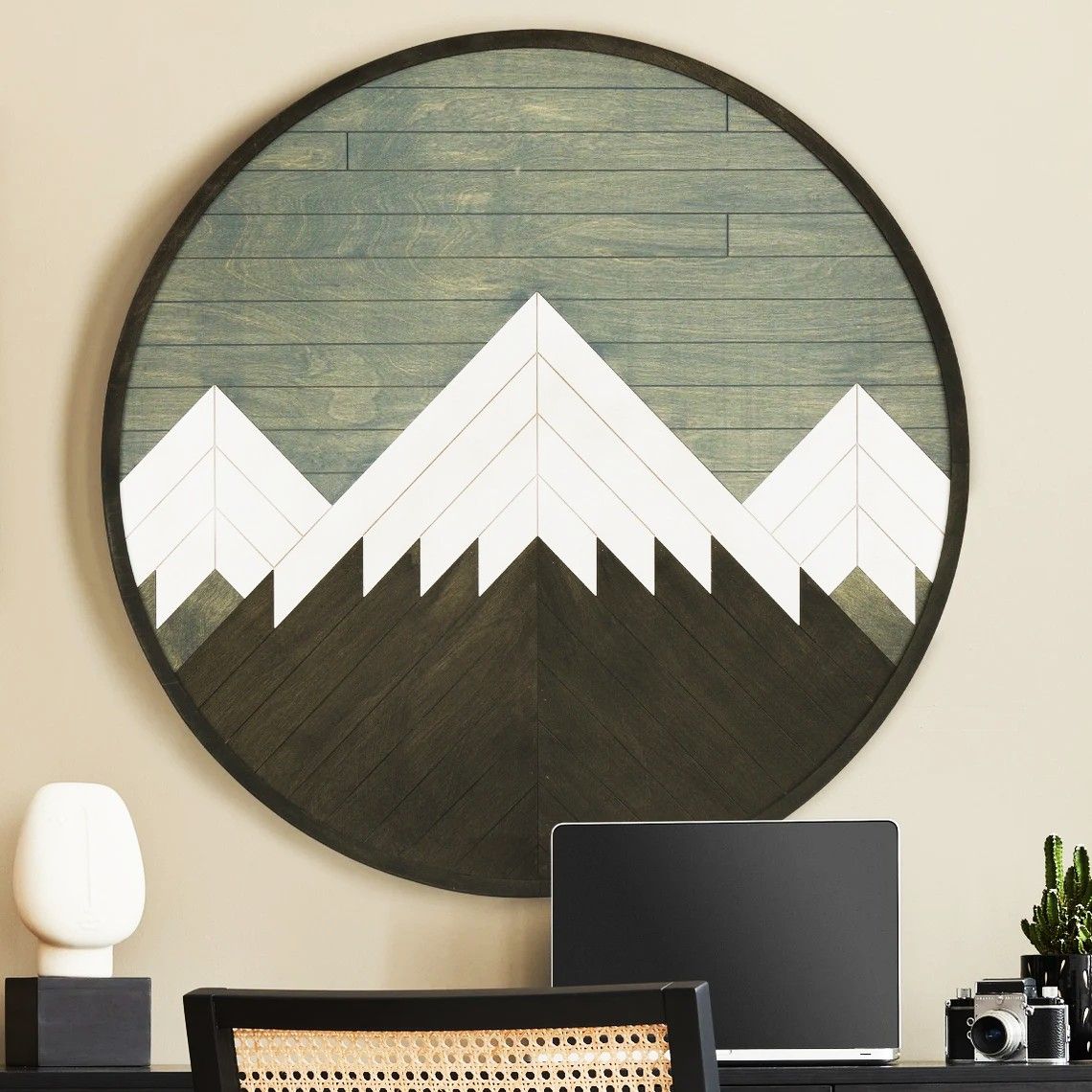 Mountains Wooden Wall Art – The Perfect Touch For Your Wall Piece – Cewa009  – Wall Art – Cievege Inside Most Up To Date Perfect Touch Wall Art (View 6 of 20)