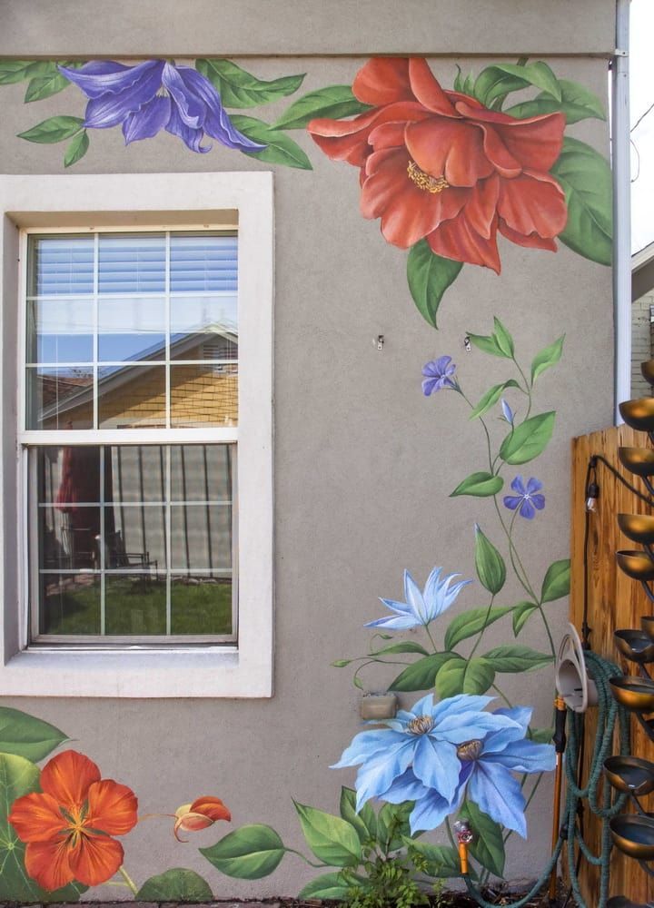 Murals – Flower Wall Mural | Mural Wall Art, Wall Murals Painted, Wall  Painting Flowers Intended For Most Current Flower Garden Wall Art (View 17 of 20)
