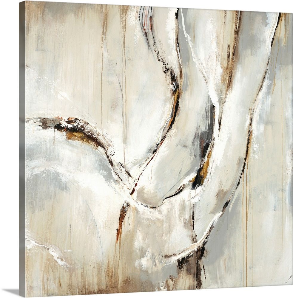 Neutral Flow Wall Art, Canvas Prints, Framed Prints, Wall Peels | Great Big  Canvas For Latest Abstract Flow Wall Art (View 5 of 20)