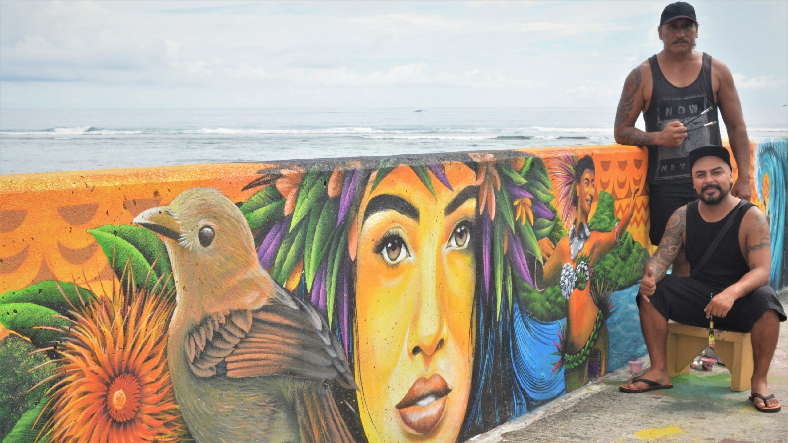 Nikao Seawall Mural Continues To Delight – Cook Islands News Intended For Current The Seawall Art (View 9 of 20)
