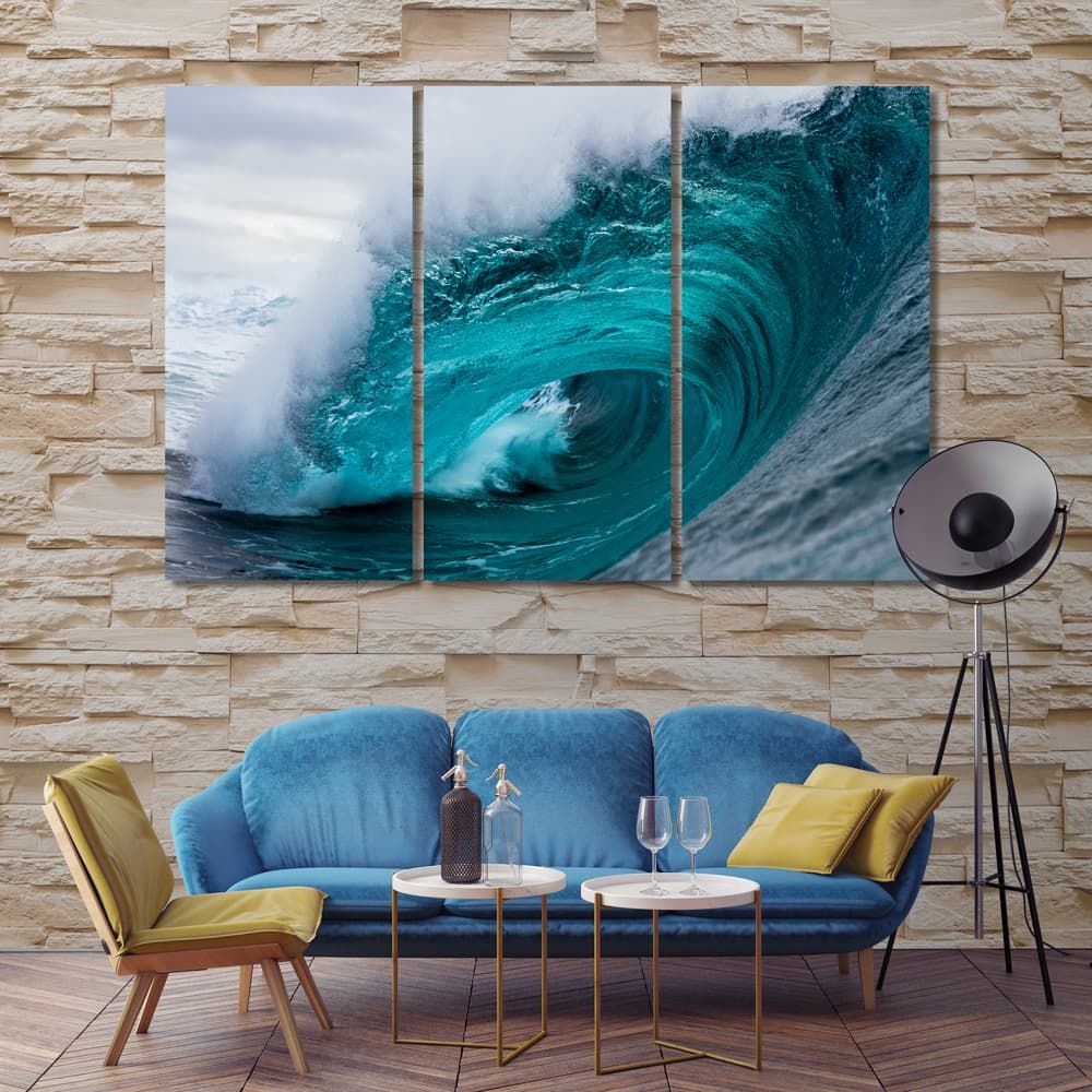 Ocean Waves Canvas Prints Art, Big Wave Wall Decor And Home Accents – Arts  Decor Inside Newest Waves Wall Art (View 3 of 20)