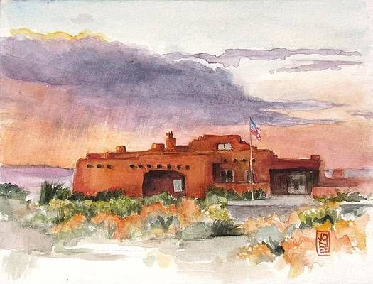 Painted Desert Inn Art – Fine Art America In Most Current Desert Inn Wall Art (View 7 of 20)
